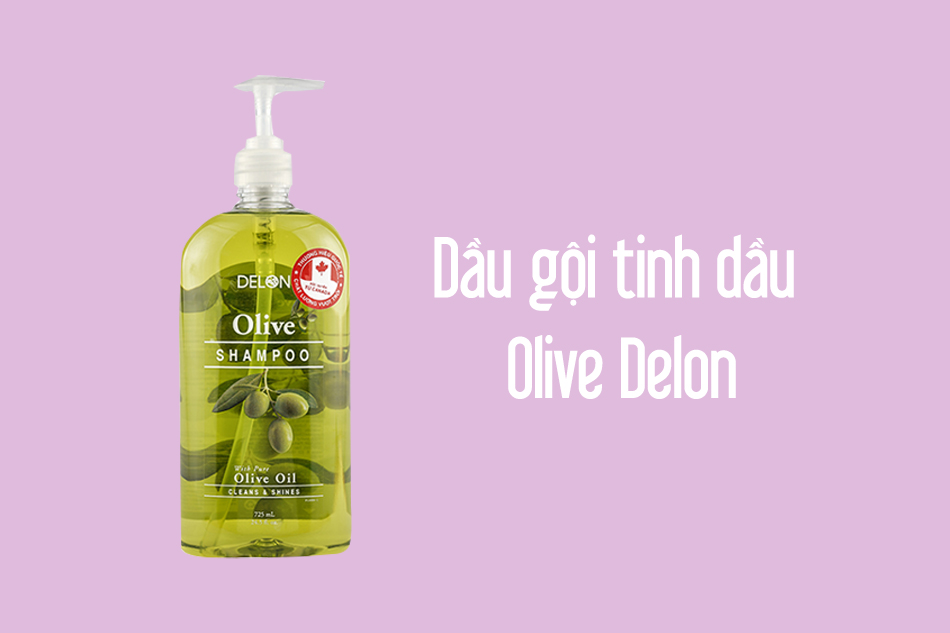 Dầu gội tinh dầu Olive Delon